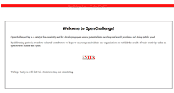 Desktop Screenshot of openchallenge.org